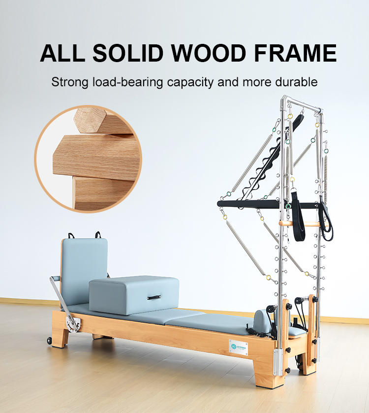 Pilates Reformer with Semi-elevated Half Tower（B80）