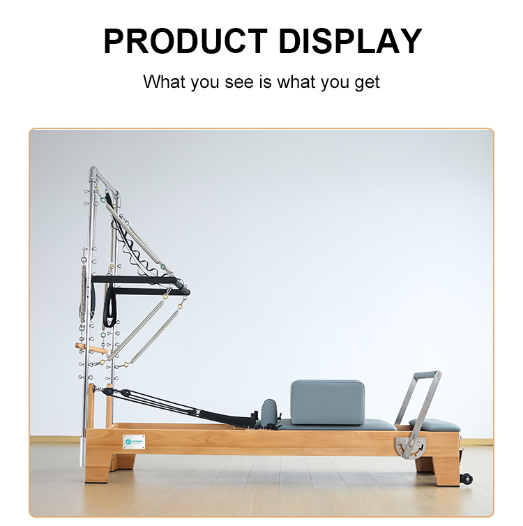 Pilates Reformer with Semi-elevated Half Tower（B80）