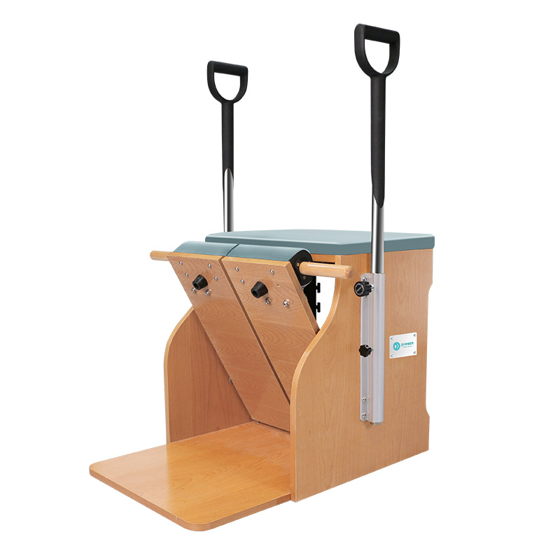 Pilates Stability Chair Beech Multilayer plate - Premium Fitness Equipment (W80)