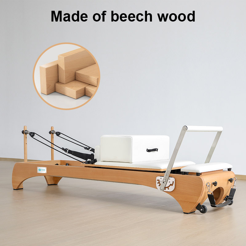 Unique Design Beech Wood Frame Pilates Reformer Commercial Studio Home Quality（H89）