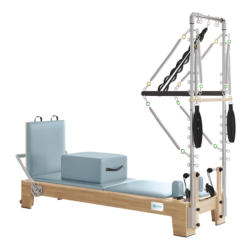 Pilates Reformer Semi-Elevated Half Tower | Professional-Grade Home Studio Equipment  (B60)