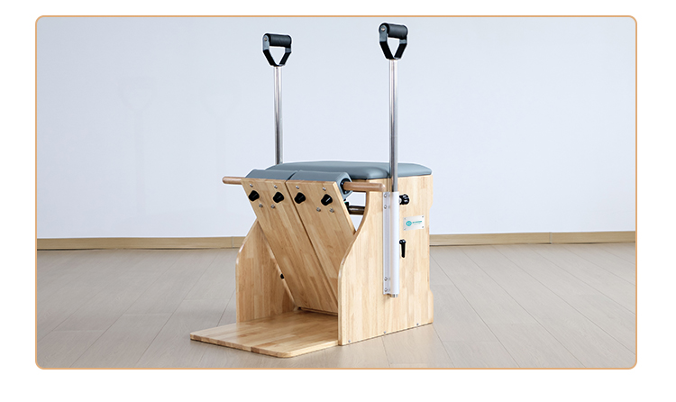 Joyrieder Pilates Stability Chair - Rubber Wood, Cat Scratch Cloth | Premium Quality (W60)