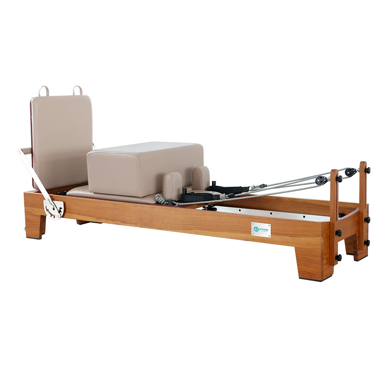 Premium Quality Pilates Reformer Teak wood Cowhide Leather（H199）