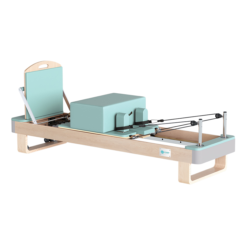 JOYRIDER H108 Maple Wood Pilates Reformer with Eco Silicone Leather Upholstery