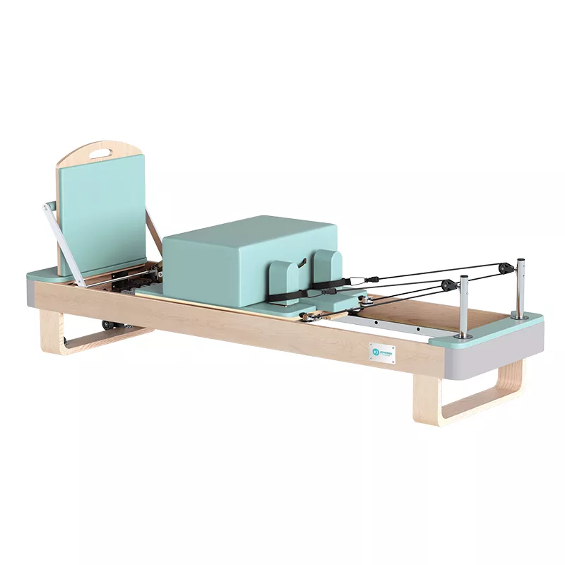 JOYRIDER H108 Maple Wood Pilates Reformer with Eco Silicone Leather Upholstery