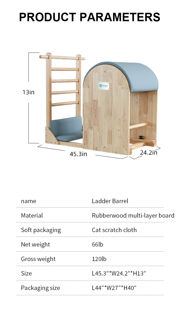 Pilates Ladder Barrel Rubber Wood（T60）