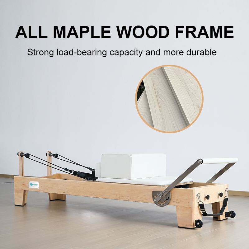Pilates Reformer Stunning Maple wood frame（H90）