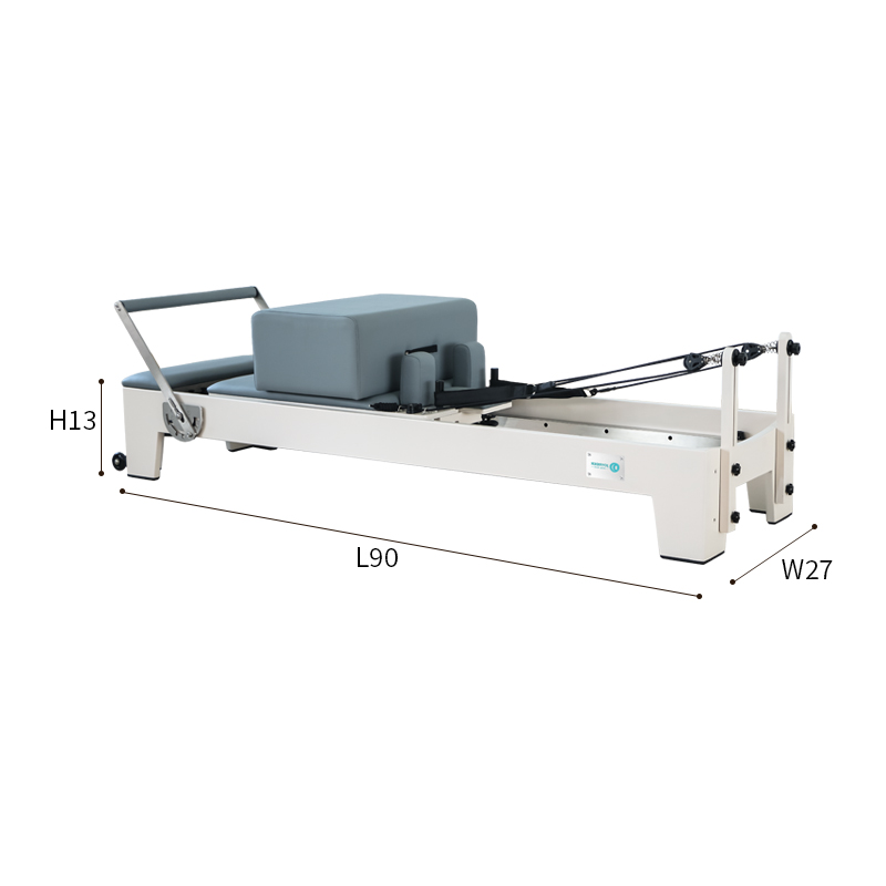Pilates Reformer Stunning Rubber wood frame（H63）