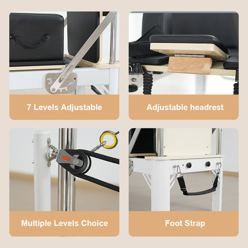 Best selling 3 in 1 Multifunctional Pilates Reformer full tower track（E79）