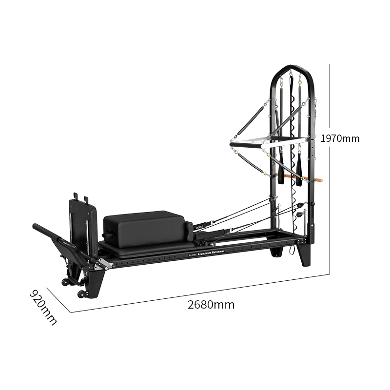 Pilates all-aluminum alloy full-track semi-overhead frame（QB76）
