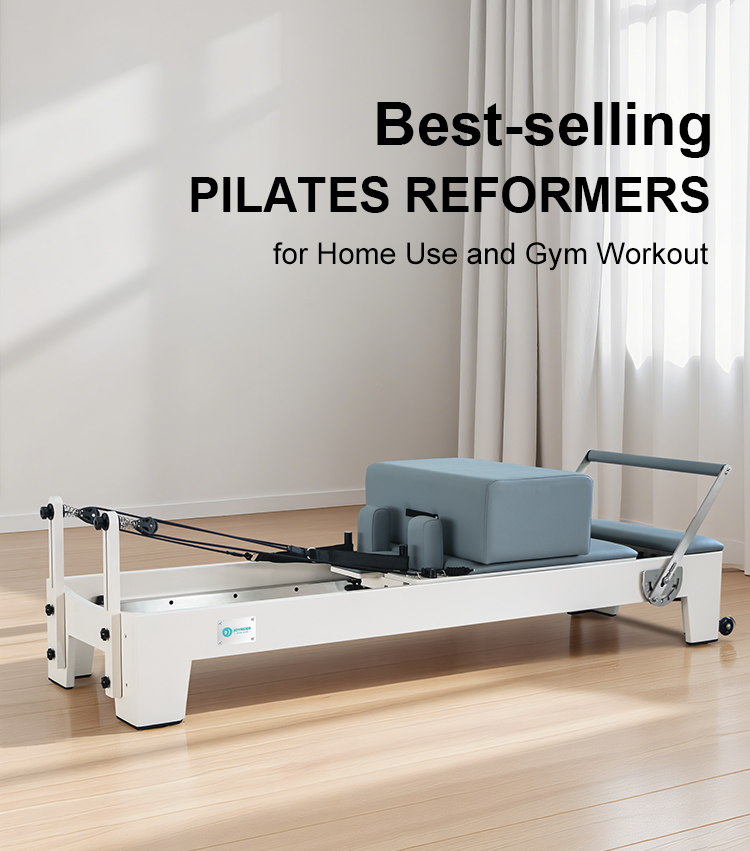 Pilates Reformer Stunning Rubber wood frame（H63）