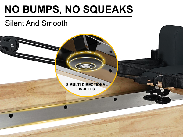 Pilates Reformer Semi-Elevated Half Tower | Professional-Grade Home Studio Equipment  (B60)