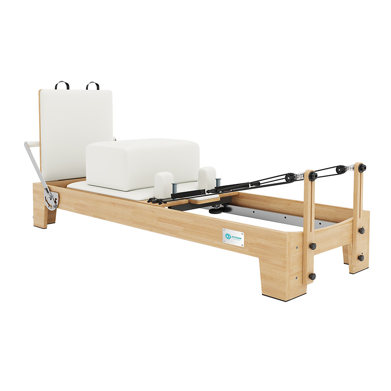 Joyrider Studio Pilates Reformer - Professional Wood Reformer with German Springs & Jump Board (H60)