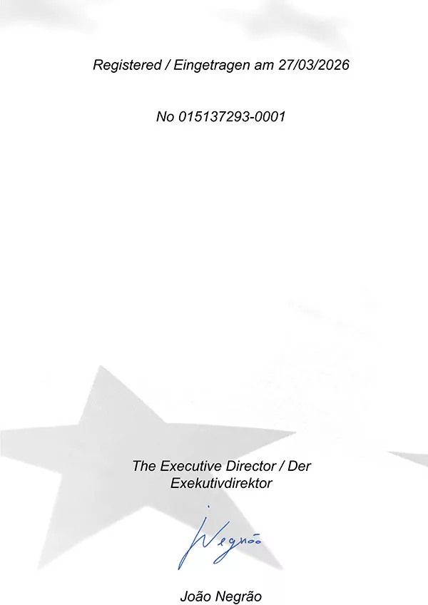Appearance Patent Certificate