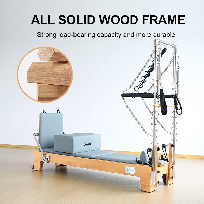 Pilates Reformer with Semi-elevated Half Tower（B80）