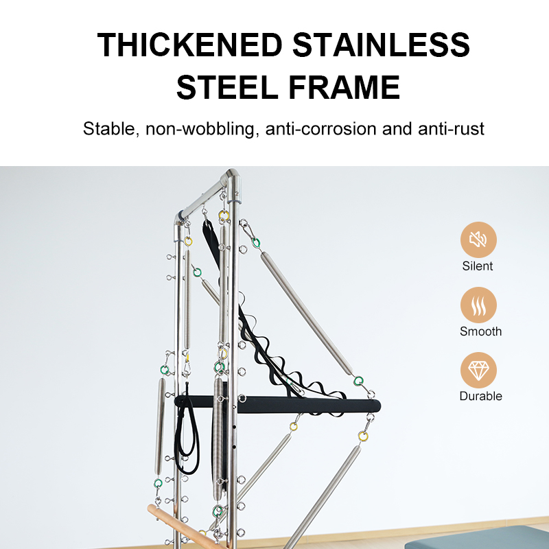 Pilates Reformer with Semi-elevated Half Tower（B80）