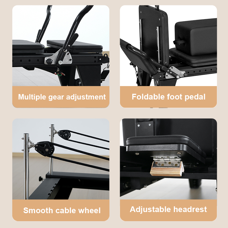 Pilates all - track reformer made of aluminum alloy （Q76）