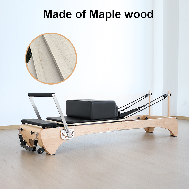 Unique Design Maple Wood Frame Pilates Reformer Commercial Studio Home Quality（H99） Discover the unique design Maple