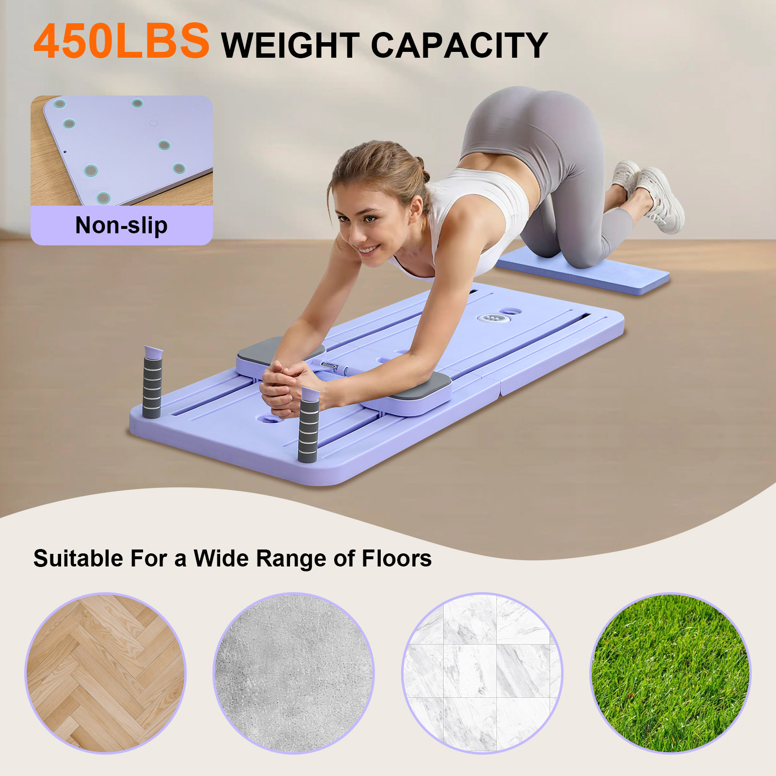 Multifunctional Pilates board 15 in 1 home reformer foldable carriable